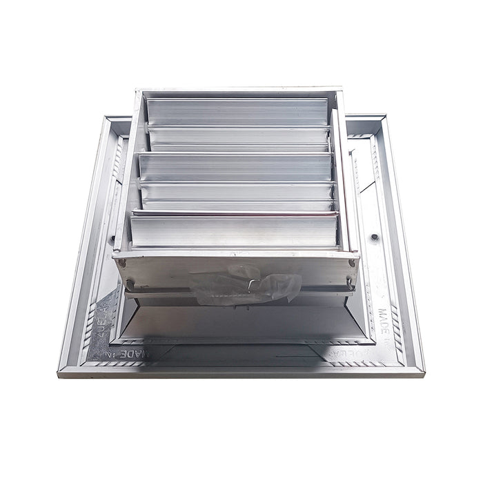 Difusor Aluminio C 4V Con Control 10" X 10" Venas Recta