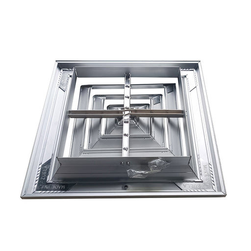 Difusor Aluminio D 4V Sin Control 12" X 12" Venas Curva