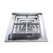 DIFUSOR ALUMINIO D 4V SIN CONTROL 12" x 12" VENAS CURVA