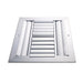 DIFUSOR ALUMINIO D 4V CON CONTROL 12" x 12" VENAS CURVA