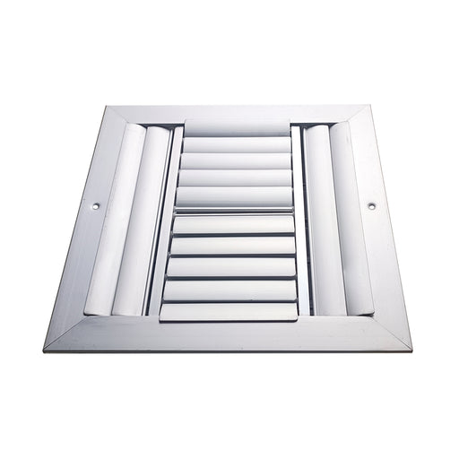 Difusor Aluminio E 4V Sin Control 14" X 14" Venas Recta