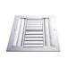 Difusor Aluminio E 4V Sin Control 14" X 14" Venas Recta