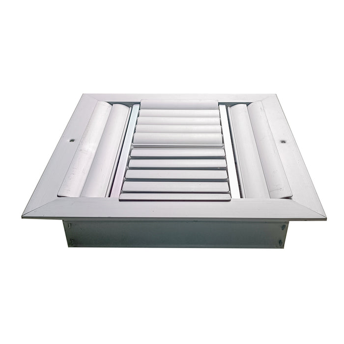 Difusor Aluminio E 4V Con Control 14" X 14" Venas Recta