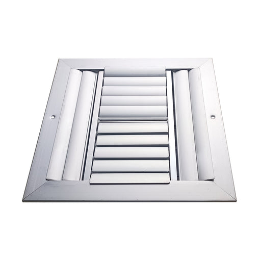 Difusor Aluminio E 4V Sin Control 14" X 14" Venas Curva