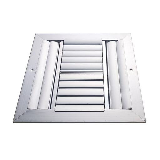 Difusor Aluminio F 4V Sin Control 16" X 16" Venas Recta