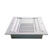 DIFUSOR ALUMINIO F 4V CON CONTROL 16" x 16" VENAS RECTA