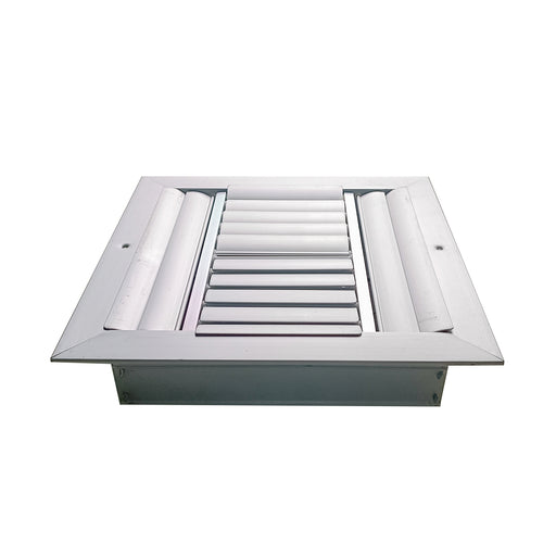 Difusor Aluminio F 4V Con Control 16" X 16" Venas Recta