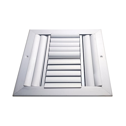 Difusor Aluminio F 4V Con Control 16" X 16" Venas Recta