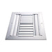 Difusor Aluminio F 4V Con Control 16" X 16" Venas Recta