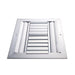 Difusor Aluminio G 4V Sin Control 18" X 18" Venas Recta
