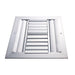Difusor Aluminio G 4V Con Control 18" X 18" Venas Recta