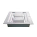 Difusor Aluminio G 4V Con Control 18" X 18" Venas Recta