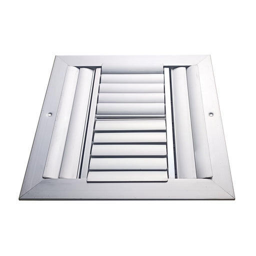 Difusor Aluminio H 4V Con Control 20" X 20" Venas Recta
