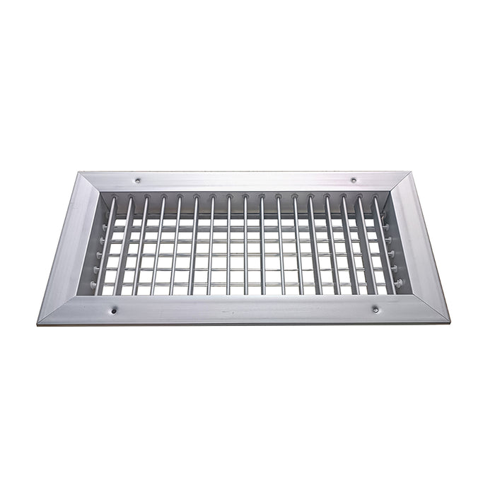 Rejilla Suministro 30"X 6" Doble Def. S/C