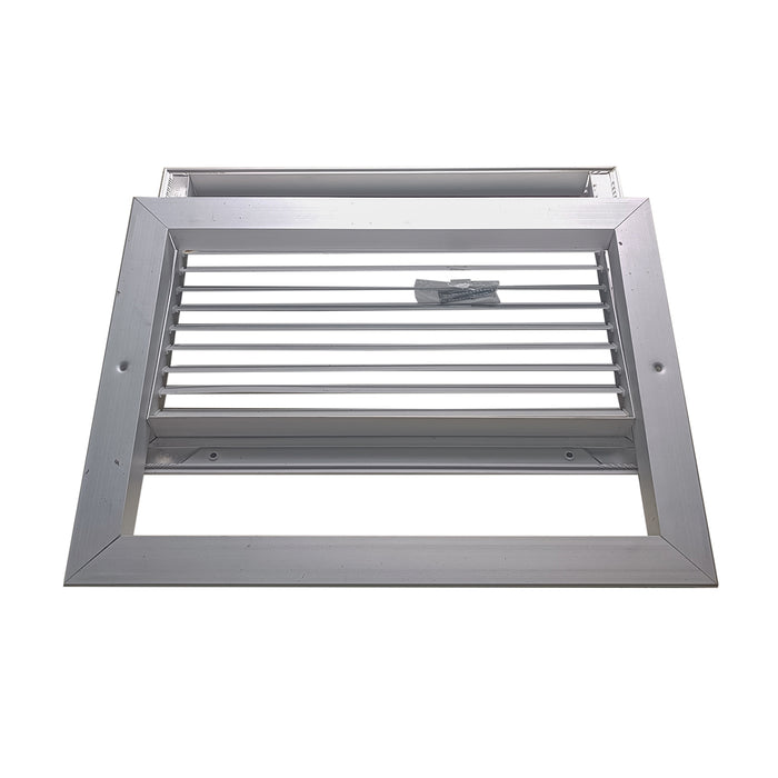 Romanilla De Puerta 14"X 8" En Aluminio