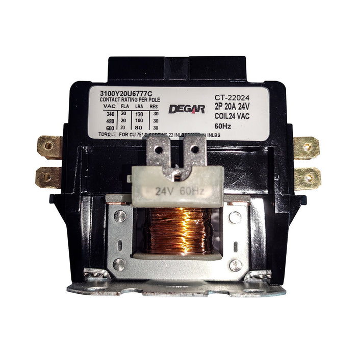 CONTACTOR A 2x20Ax24V GCPD-2-20-024 DEGAR