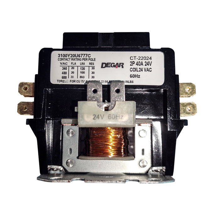 CONTACTOR G 2x40Ax24V GCPD-2-40-024 DEGAR