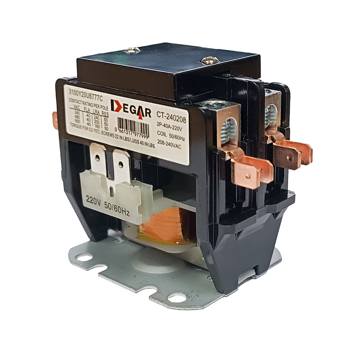 CONTACTOR G 2x40Ax220 V GCPD-2-40-220 DEGAR