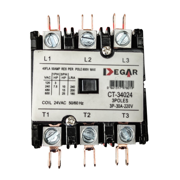 CONTACTOR K 3x30Ax208V GCPD-3-30-220 DEGAR