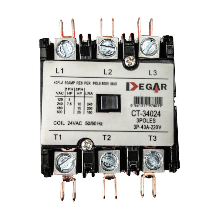 CONTACTOR L 3x40Ax220V GCPD-3-40-220 DEGAR