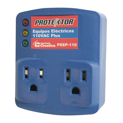 PROTECTOR EQUIPOS ELECTRICOS TOMA-2ENCHUFE 110V PEEP-110 PROTEKTOR