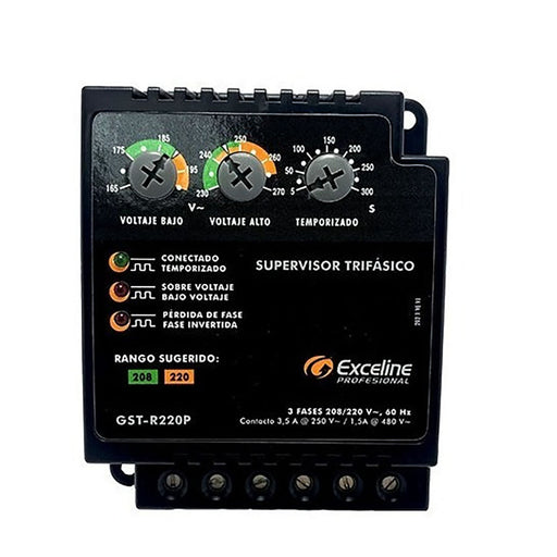 Protector A/A 220V/3F C/Temporizador Gst-Rr220 Gente