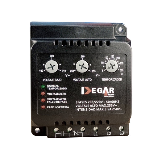 Protector A/A 220V/3F C/Temporizador D086 Degar