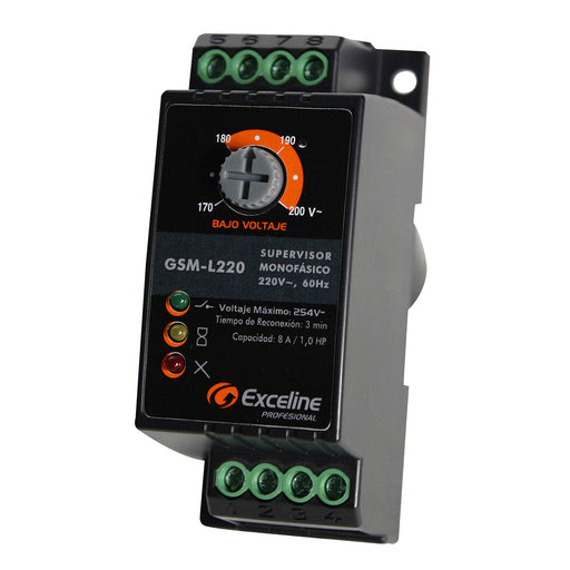 Protector Contactor Ajuste Bajo Voltaje Regleta 220V/1F Gsm-L220 Gente
