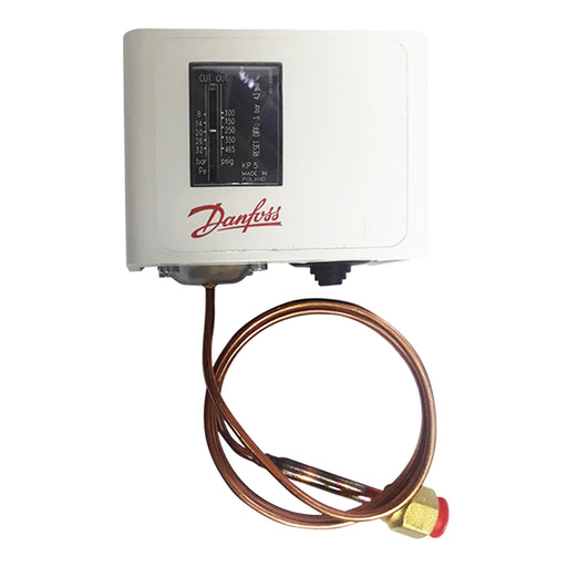 Presostato Alta R/Automatico F-22/12  Con Capilar Kp5 Danfoss