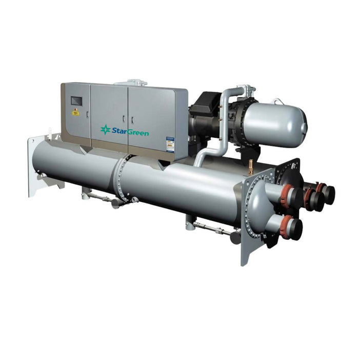 CHILLER ENFRIADO POR AGUA  270TON COMPRESOR DE TORNILLO R513A 460V/3F BASE ANTIVIBRATORIAS SCWG270EVN11Z STARGREEN