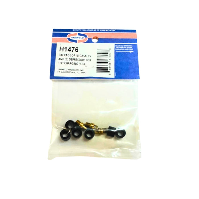 Gomas Para Mangueras Manometro 6Pzas H1476 Uniweld